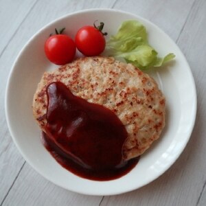 豚挽き肉で☆しっとりハンバーグ